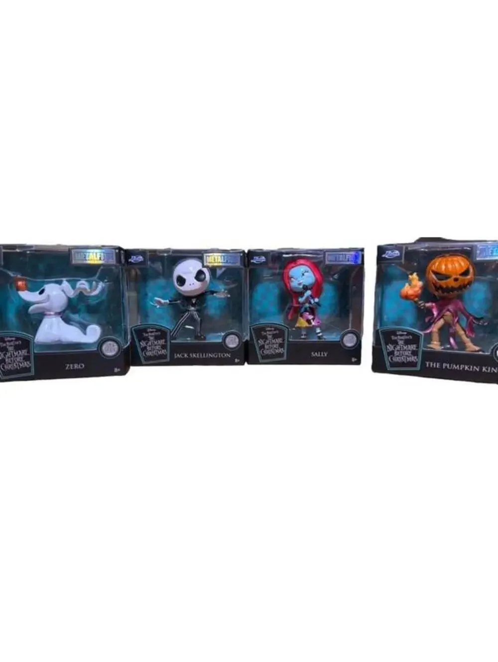 METALFIGS The Nightmare Before Christmas Figures Set Of 4 NEW Diecast Jack Sally